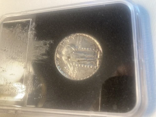 ( 1919-P Standing Liberty Quarter ~ AU++ Cndtn ~    Full Head. Strong Date.