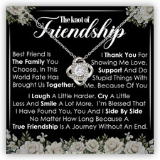 Best Friend Necklaces, Friendship Necklace for Women, Birthday Gifts for Best Fr