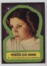 1977 Star Wars Stickers Princess Leia Organa #2 n9a