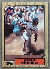 ungraded Kevin Mitchell #653 [Rookie] 1987 Topps baseball card