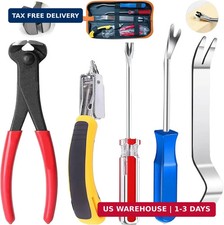 5pcs Upholstery Staple Remover Tool with Nail Puller Pliers Tack Puller Staple P