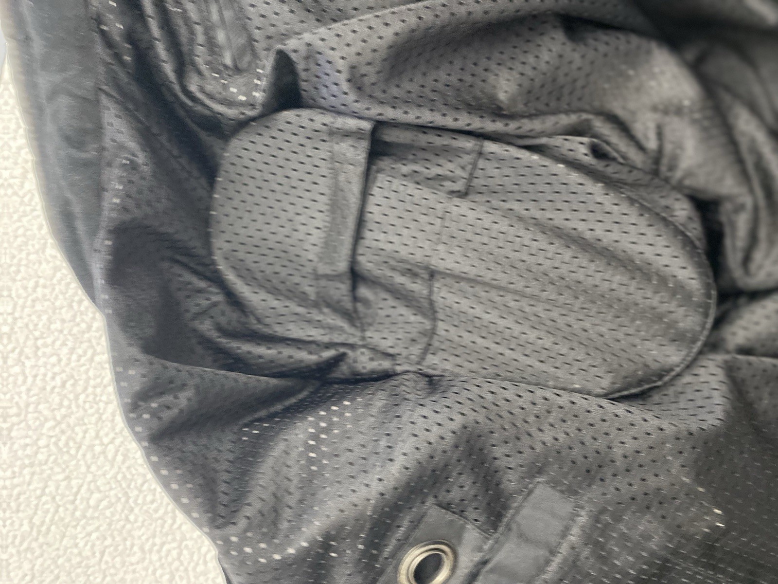 first gear kilimanjaro motorcycle jacket Padded Sheltex Black Gray Mens 2XL B20