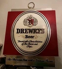 VTG Drewry's Hanging Beer Sign "The American Beer with a German Accent"