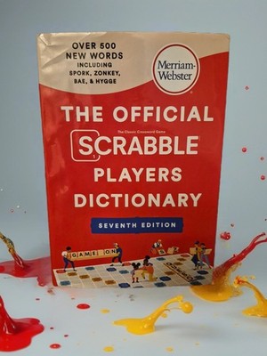 Official SCRABBLE Players Dictionary, 7th Edition by Merriam-Webster (2022, Mass