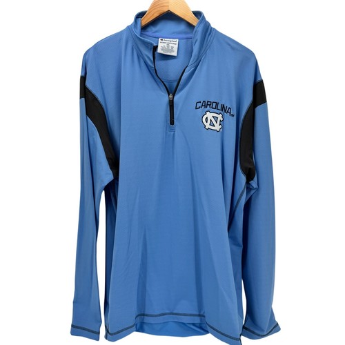 UNC Tar Heels Shacket Mens 2XL 1/4 Zip Pullover + Pockets Jacket Champion - Picture 1 of 8