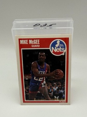 1989-90 FLEER MIKE MCGEE #98 NRMT SHARP CARD