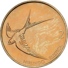 [#1527047] Slovenia, 2 Tolarja, 2004, Nickel-brass, MS, KM:5