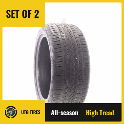 Set of (2) Used 295/40R21 Continental CrossContact UHP MO 111W - 9.5/32