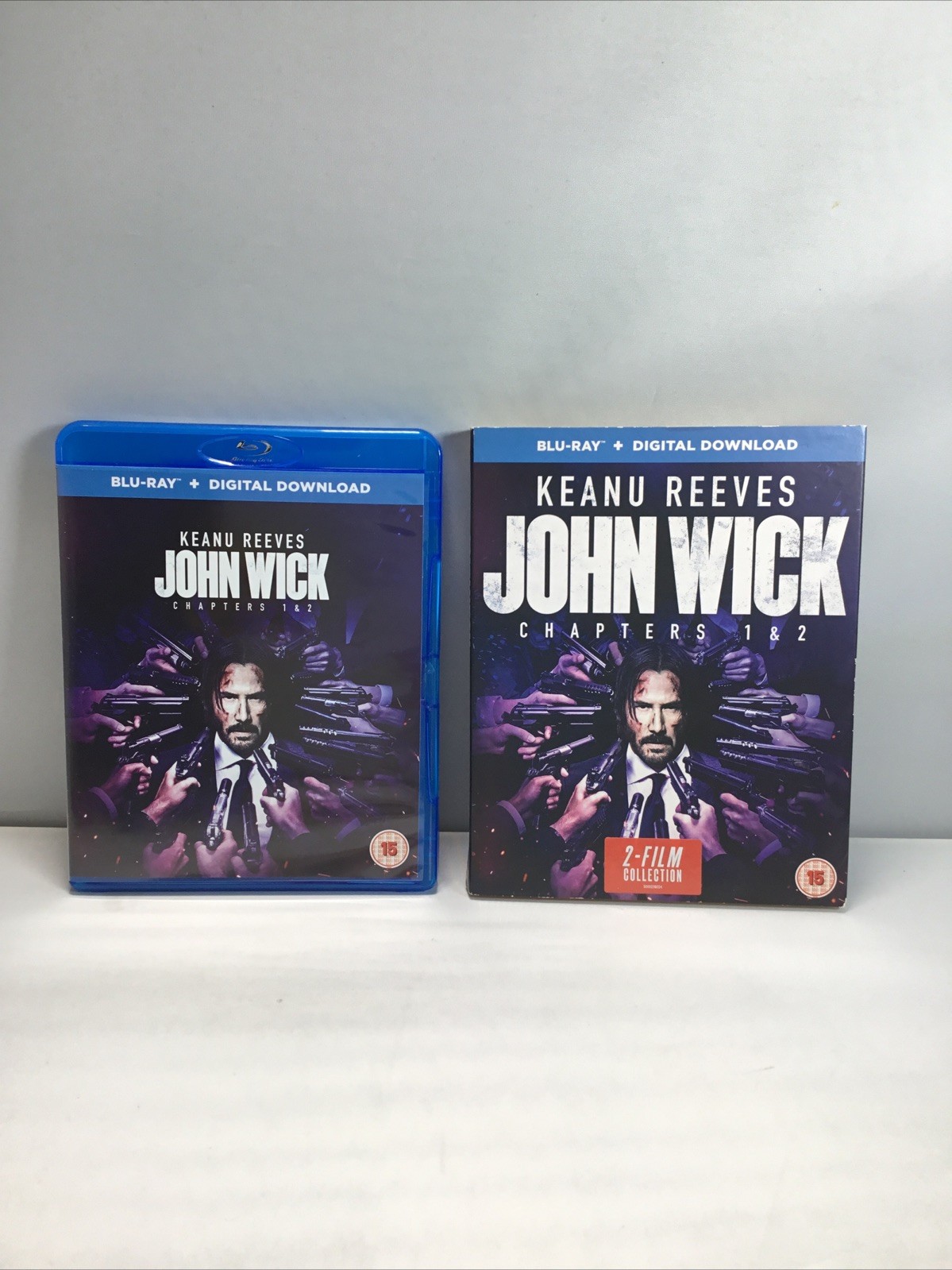 John Wick Chapters 1 & 2 blu ray