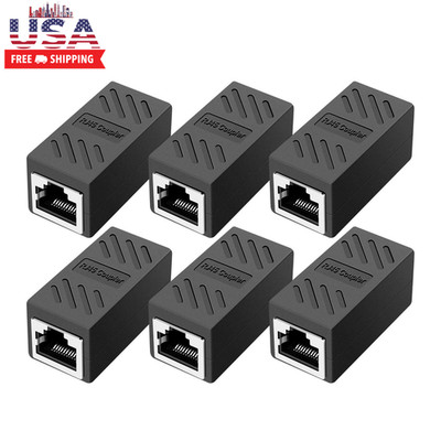 RJ45 Coupler Ethernet Coupler Inline Coupler for Cat8/ Cat7/ Cat6/ Cat5E/ Cat5 E