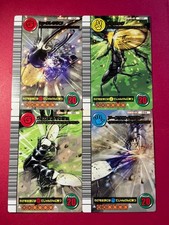 Mushiking 5th Anniversary Beetle Card Set 4 Cards Near Mint Collectible