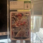 Bowman 2013 Mike Trout #121 Los Angeles Angels CSG Graded Baseball Card
