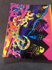 Vintage 90s Lisa Frank Geckos Fish Skeletons ...