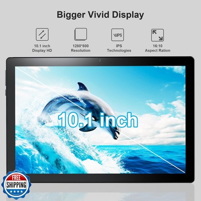 DigiLand 10.1 Inch Android 15 Computer Tablet,HD 800 x 1280 IPS