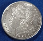 A 1887-S Morgan Silver Dollar, Beautiful Coin, High Grade