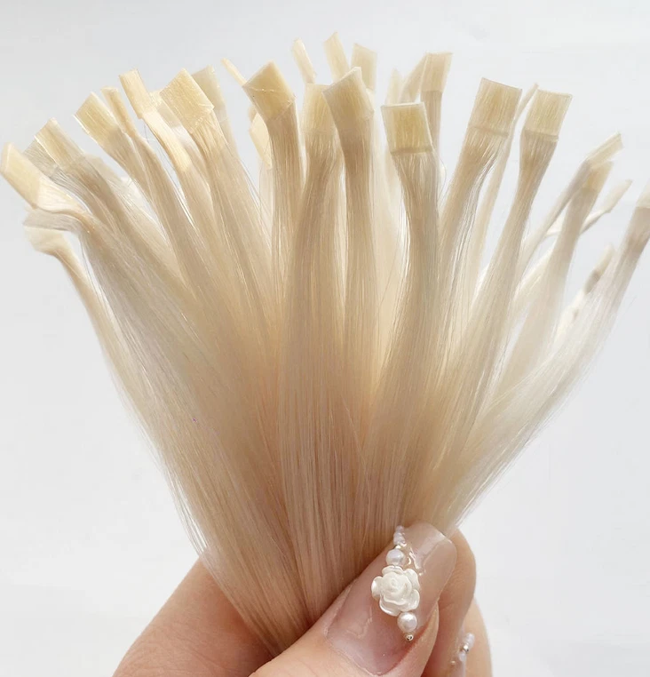 Extensiones de cabello humano punta K de queratina fusión preunidas de 30" de espesor 100S Foto 2 de 4