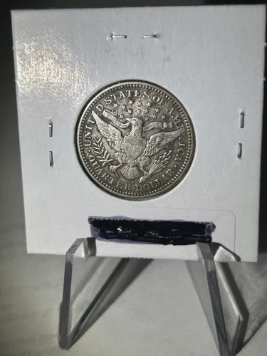 1909 S Barber Quarter Very Nice Coin but has issues on obverse of coin.