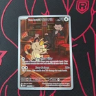 Pokémon TCG Destined Rivals Team Rockets Meowth Card 203/182 NM Condition