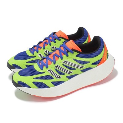 adidas Adizero Aruku Lucid Blue Solar Slime Men Road Running Shoes JH8090