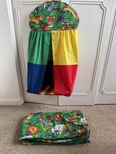 Vintage Jungle Safari Nursery Diaper Organizer Outer Crib Rail Cover