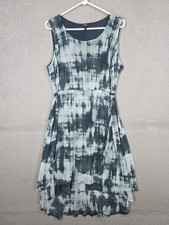 Simply Vera Wang women dress size PL Petite Large printed mesh high-low dress