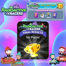 Monopoly go Radioactive Racer Champion Tycoon Racer Monopoly Go Racer 1st place