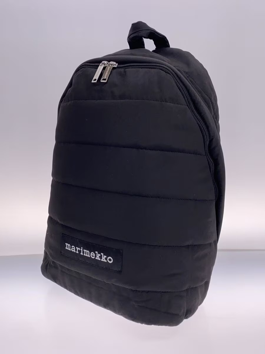 Marimekko Backpack, Polyester, Black, Solid Color… - image 2