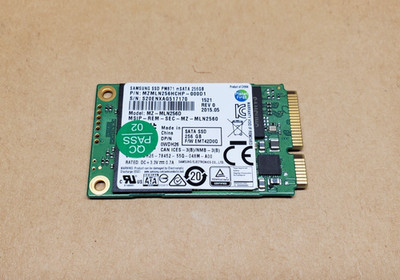 256GB Samsung SSD PM871 MZMLN256HCHP-000D1 MZ-MLN256D mSATA SSD | Tested