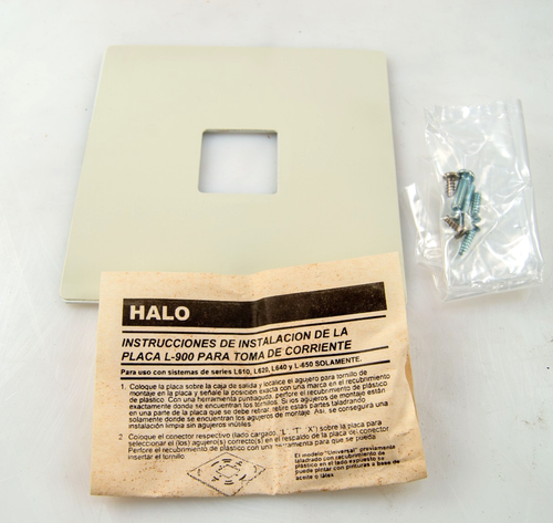 Box Of 12 Cooper L900P Outlet Box Covers White Halo Power-Trac - Picture 4 of 6