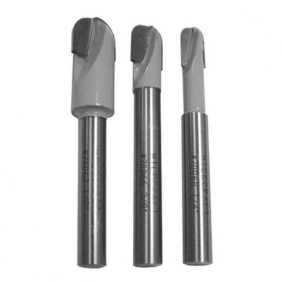Milescraft Sign Jig Long Reach Router Bit Set 1/4'' Shank