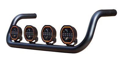 4x Euralight LED-Fernscheinwerfer 24 Volt + LKW Lampenbügel passend für DAF XG