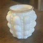 Vintage Fostoria Frisco milk glass toothpick holder