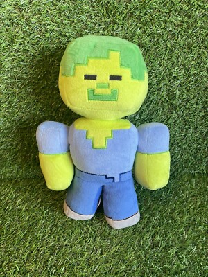 Minecraft Zombie Mob Plüsch, Mojang 2014. Top Zustand. Mojang Gaming