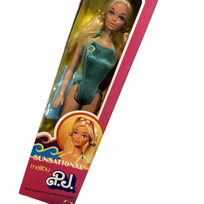 Vintage Barbie Sunsational Malibu PJ #1187 (1981) In Original Box