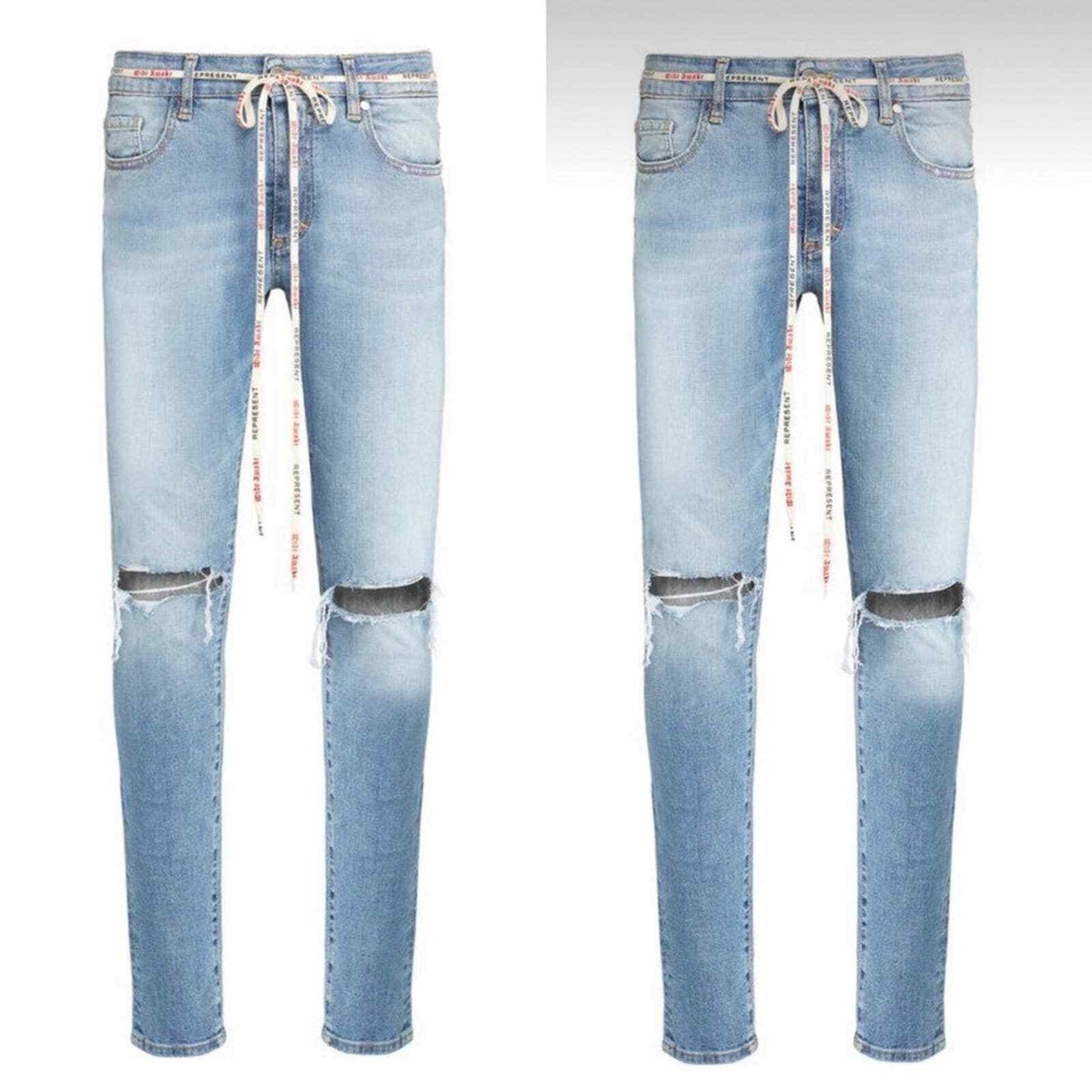 REPRESENT The Destroyer Jeans in Blue Stonewash