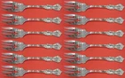 Marlborough by Reed and Barton Sterling Silver Salad Fork Set 12 pcs 6 1/8"