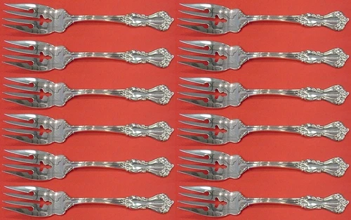 Marlborough by Reed and Barton Sterling Silver Salad Fork Set 12 pcs 6 1/8"
