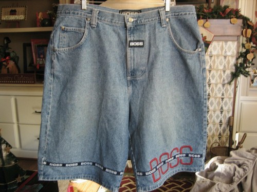 Vintage Boss Jean Shorts 40 Denim Hip 
