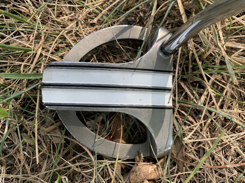 Putter Odyssey White Hot XG Marksman Marxman - Gaucher, 35 Pouces, Maillet Rare