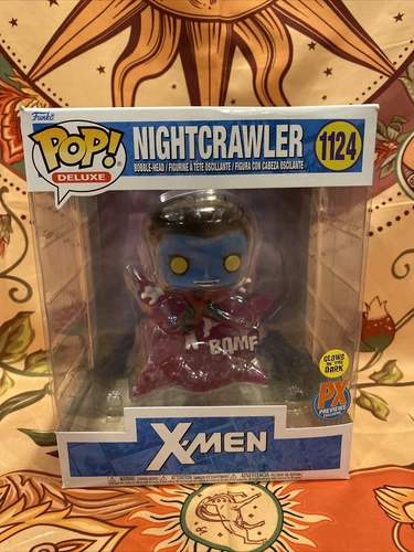 Funko POP! X-Men Teleporting Nightcrawler #1124 GITD Deluxe Exclusive