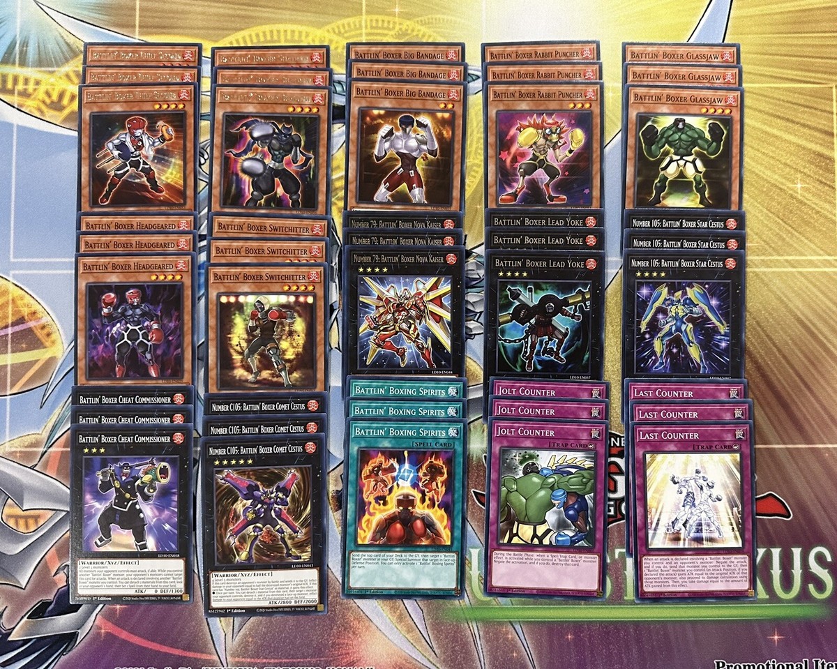 Yugioh Battlin Boxer Deck Core Common/Rare LD10