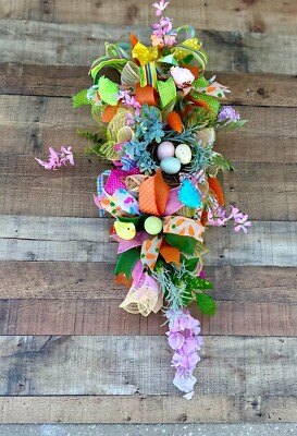 Easter Egg Wreath Home Door Porch  Gift Decorations Spring Summer Easter