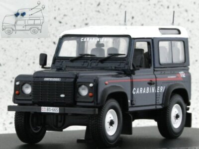 LAND ROVER STATION WAGON 90 CARABINIERI UNIVERSAL HOBBIES 1243 1/43 POLIZIA SW
