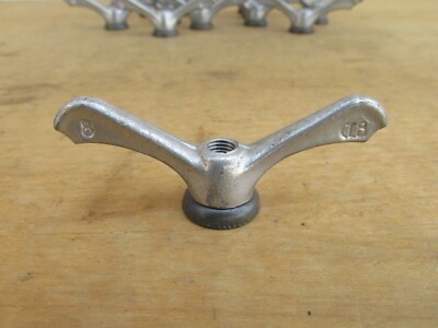 NOS ECROU ROUE Papillon Laiton L'AS 8 mm Velo Ancien 1950 Old bike