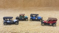 Lot Of 4 Vintage Readers Digest Die Cast Cars W/O Boxes