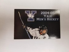 Yale University Bulldogs 2004/05 Men's Hockey Pocket Schedule - NH Register