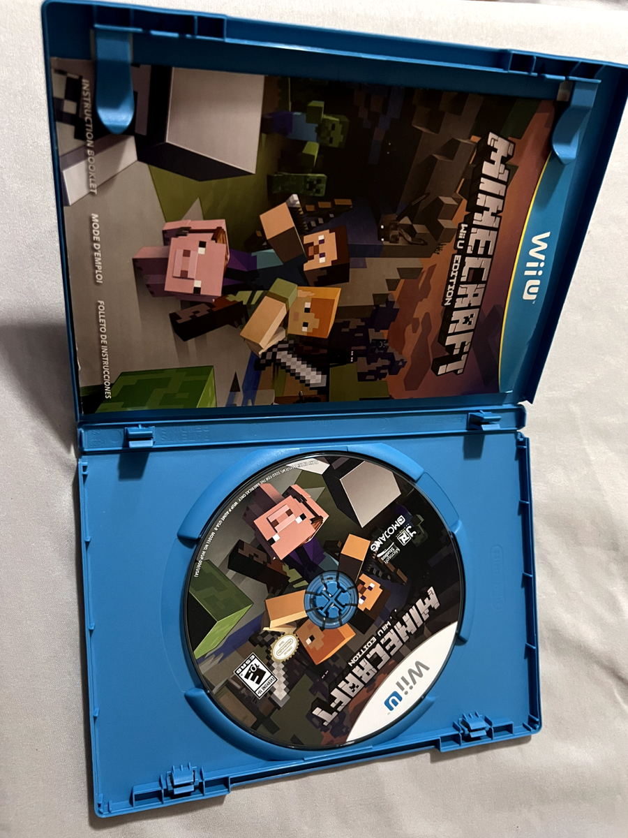 Minecraft Wii U Edition Nintendo Wii U 2016 Complete Manual Tested