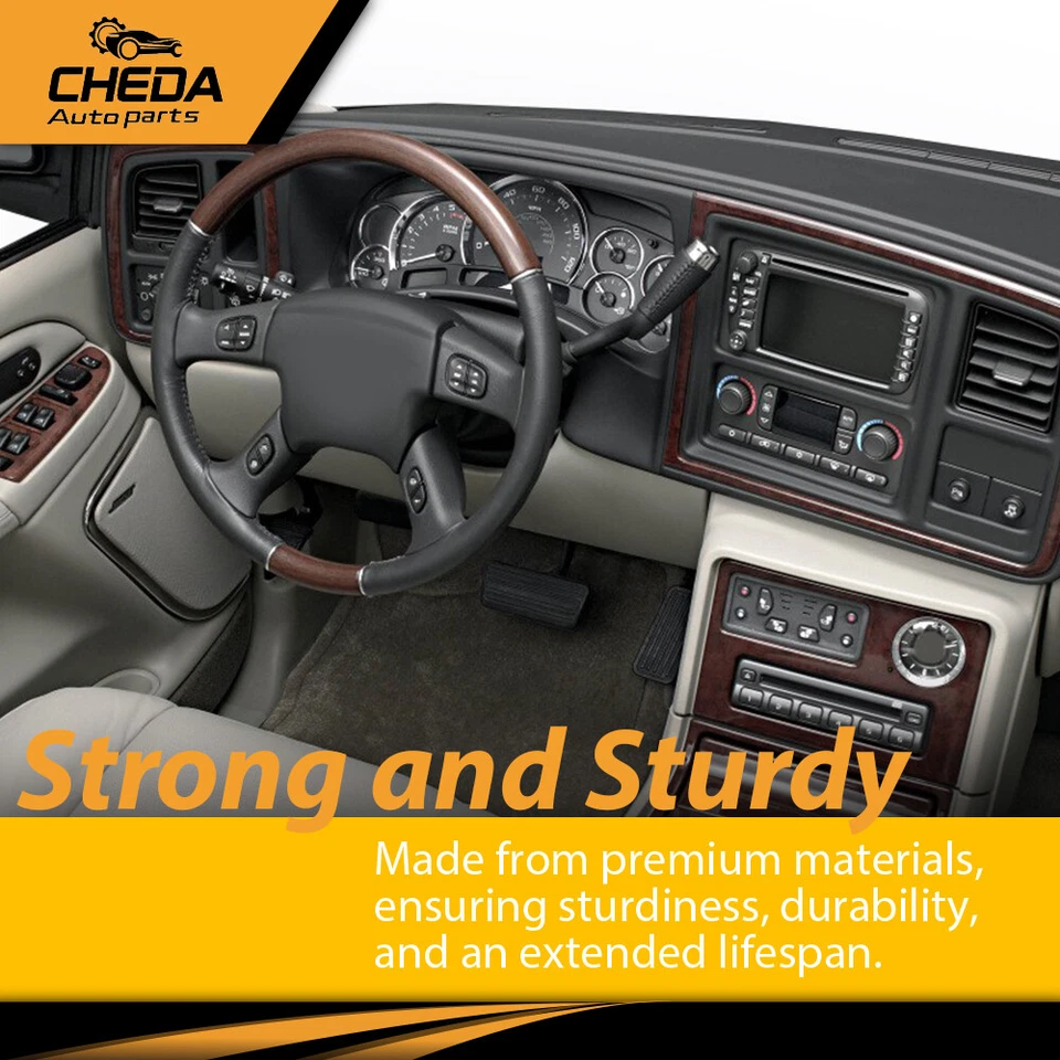 Cubierta de lente de grupo calibre anillo cromado apto para 03 04 05 06 GM camionetas SUV Escalade Foto 4 de 4