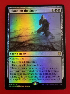 1x Blood on the Snow | FOIL | Kaldheim | MTG Magic Cards | eBay 1x Blood on the Snow | FOIL | Kaldheim | MTG Magic Cards | eBay