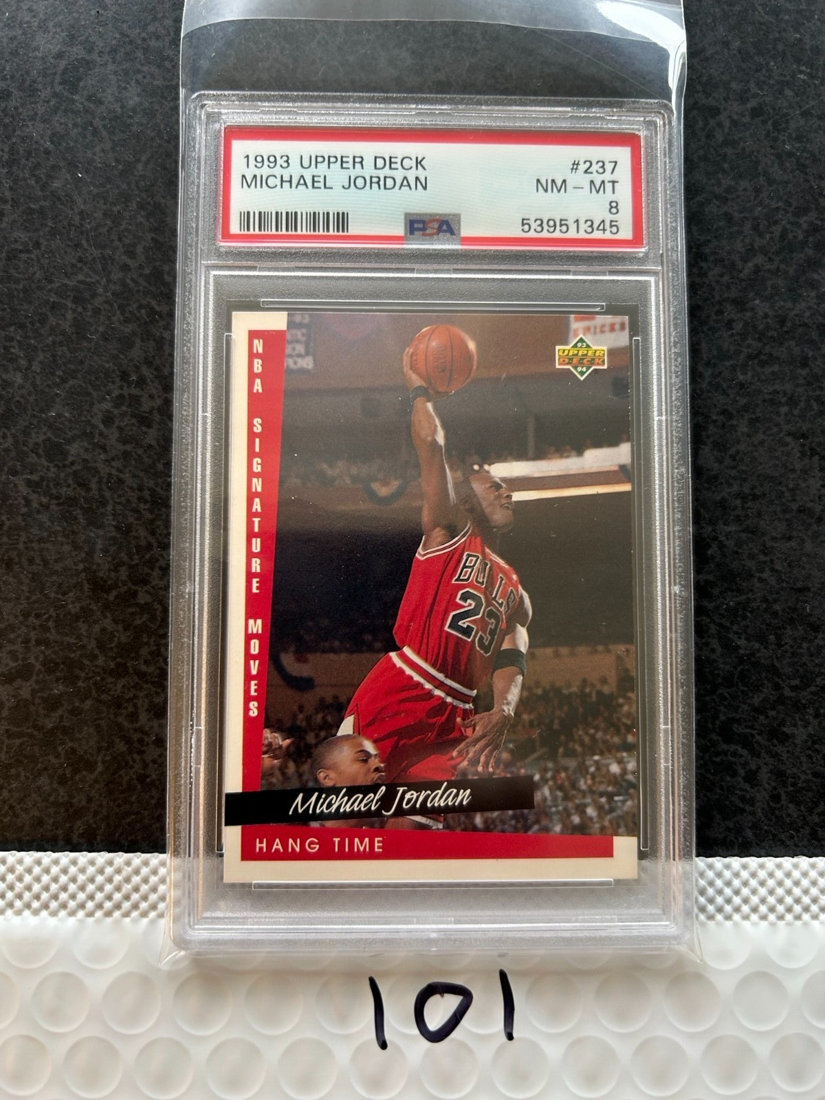 1993 Upper Deck Michael Jordan Chicago Bulls #237 PSA 8 NM-MT